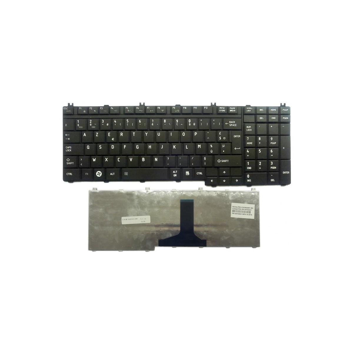 Clavier Français Toshiba Satellite Pro P200 SERIES PK130743A31