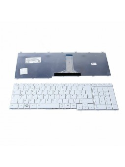 Clavier Français compatible Toshiba Satellite Pro C670 NSK-TN00F Blanc