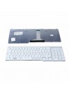 Clavier Français compatible Toshiba Satellite Pro C670 NSK-TN00F Blanc