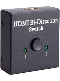 2 port hdmi commutateur répartiteur bidirectionnel 1 in 2 out / 2 entrée