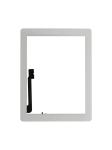 Vitre Tactile pour iPad 3 Blanc Pré Assemblée sans outils