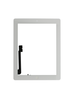 Vitre Tactile pour iPad 3 Blanc Pré Assemblée sans outils