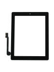 Vitre Tactile pour iPad 3 Noir Pré Assemblée sans outils