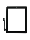 Vitre Tactile pour iPad 3 Noir Pré Assemblée sans outils