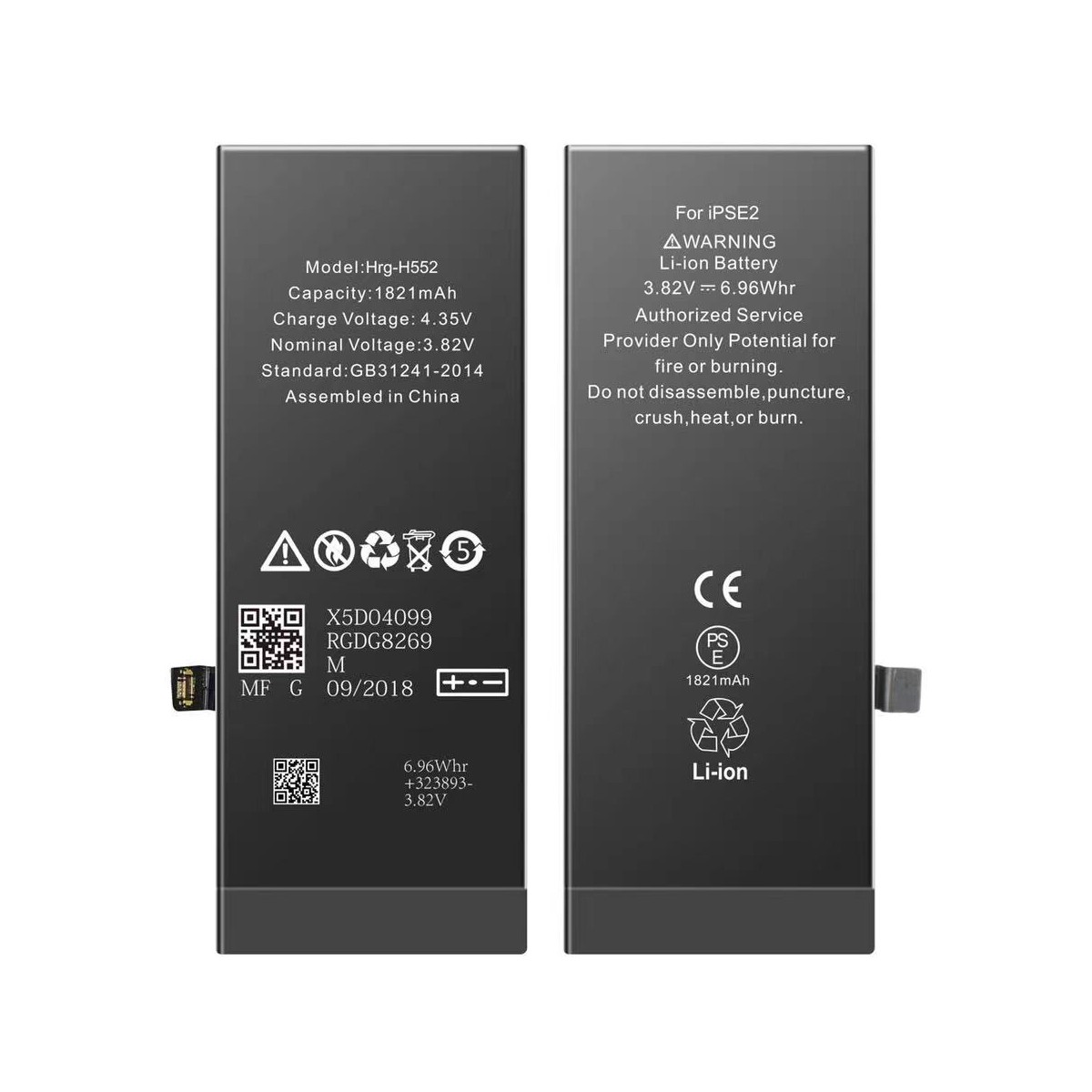 BATTERIE POUR IPHONE SE2020 INTERNE NEUVE DE REMPLACEMENT SANS OUTILS