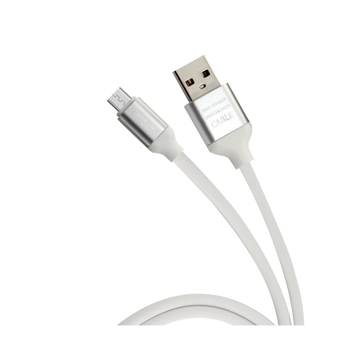 Câble Samsung Micro USB - SafeCharge Blanc