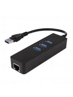 Adaptateur Ethernet RJ45 3 ports USB3.0 Hub réseau câblé