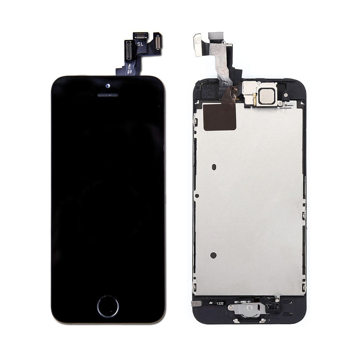 BLOC LCD POUR IPHONE SE 2016 NOIR ASSEMBLÉ VITRE TACTILE + ECRAN LCD RETINA SANS OUTILS