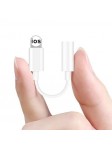 Adaptateur Jack 3,5mm Audio Écouteurs pour iPhone X XR Xs Xs Max 8 8+ 7+ Blanc
