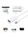 Câble adaptateur Mini Display Port DP vers HDMI pour Macbook Pro Air 1080P blanc