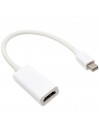 Câble adaptateur Mini Display Port DP vers HDMI pour Macbook Pro Air 1080P blanc