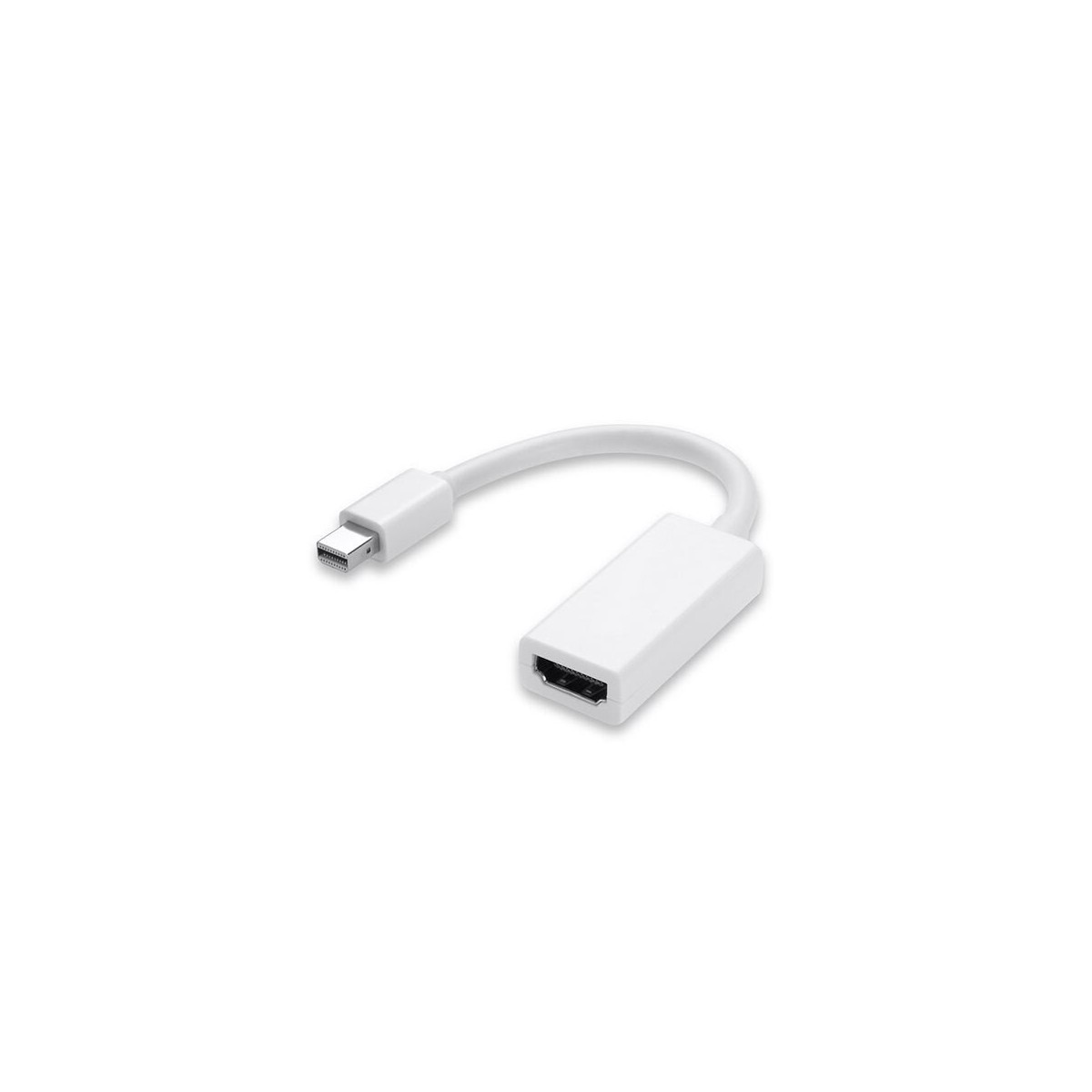 Câble adaptateur Mini Display Port DP vers HDMI pour Macbook Pro Air 1080P blanc