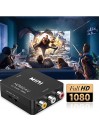 Adaptateur HDMI vers RCA Audio Video AV CVBS HD TV HDMI2AV Noir