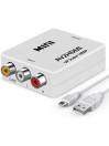 Adaptateur convertisseur RCA vers HDMI vidéo audio AV2HDMI Blanc