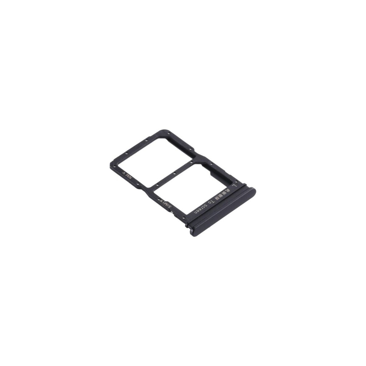 TIROIR SUPPORT CARTE DOUBLE SIM MICROSD DU HUAWEI HONOR 20 LITE NOIR