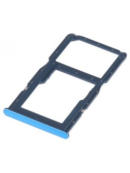 TIROIR SUPPORT CARTE DOUBLE SIM MICROSD DU HUAWEI P30 LITE BLEU