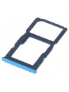 TIROIR SUPPORT CARTE DOUBLE SIM MICROSD DU HUAWEI P30 LITE BLEU