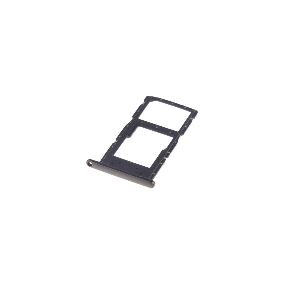 TIROIR SUPPORT CARTE DOUBLE SIM MICROSD DU HUAWEI P SMART 2019 NOIR