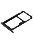 TIROIR SUPPORT CARTE DOUBLE SIM MICROSD DU HUAWEI P9 LITE NOIR