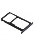 TIROIR SUPPORT CARTE DOUBLE SIM MICROSD DU HUAWEI P9 LITE NOIR