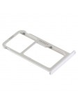 TIROIR SUPPORT CARTE DOUBLE SIM MICROSD DU HUAWEI P9 PLUS BLANC