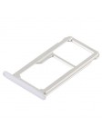 TIROIR SUPPORT CARTE DOUBLE SIM MICROSD DU HUAWEI P9 PLUS BLANC