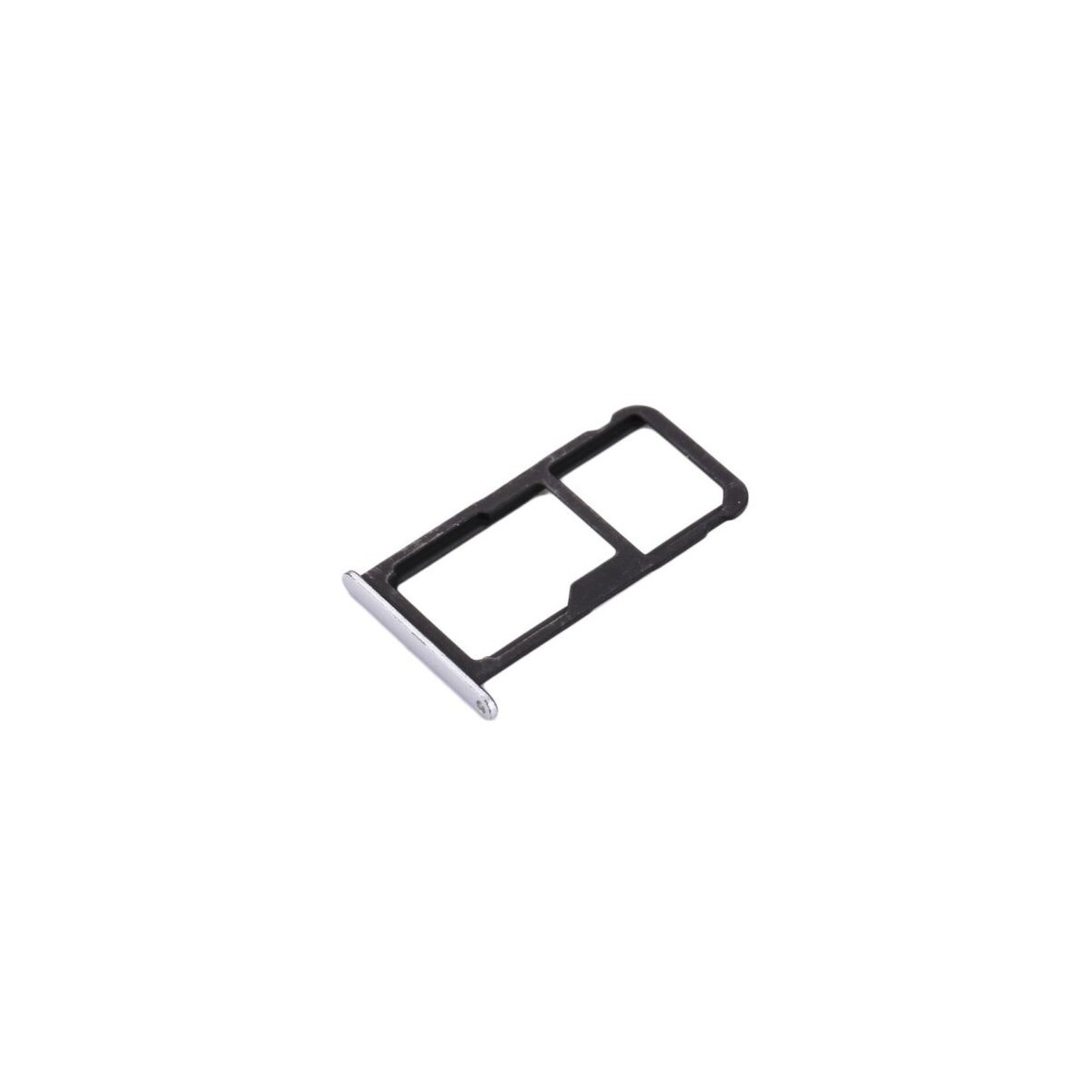 TIROIR SUPPORT CARTE DOUBLE SIM MICRO SD DU HUAWEI P8 LITE 2017 ARGENT