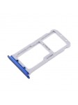 TIROIR SUPPORT CARTE DOUBLE SIM MICROSD DU HUAWEI HONOR 9 BLEU