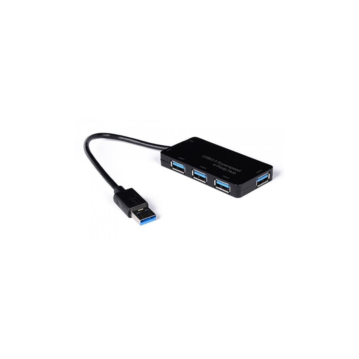 HUB 4 ports USB 3.0 Super haute vitesse adaptateur pour PC portable