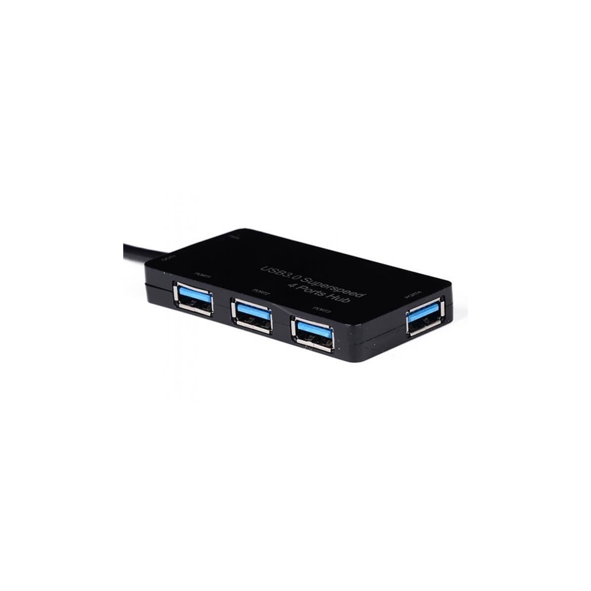HUB 4 ports USB 3.0 Super haute vitesse adaptateur pour PC portable
