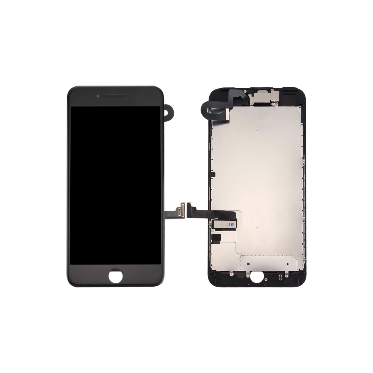 BLOC LCD POUR IPHONE 7 PLUS NOIR TOUT ASSEMBLÉ VITRE TACTILE + ECRAN LCD + OUTILS + VERRE TREMPE + JOINT