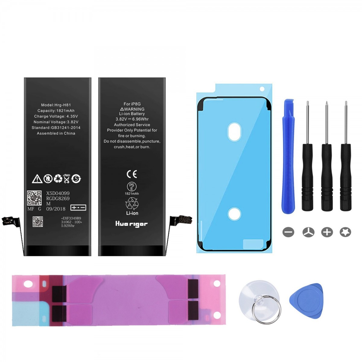Kit de Batterie pour iPhone SE 2020 (Joint Blanc)