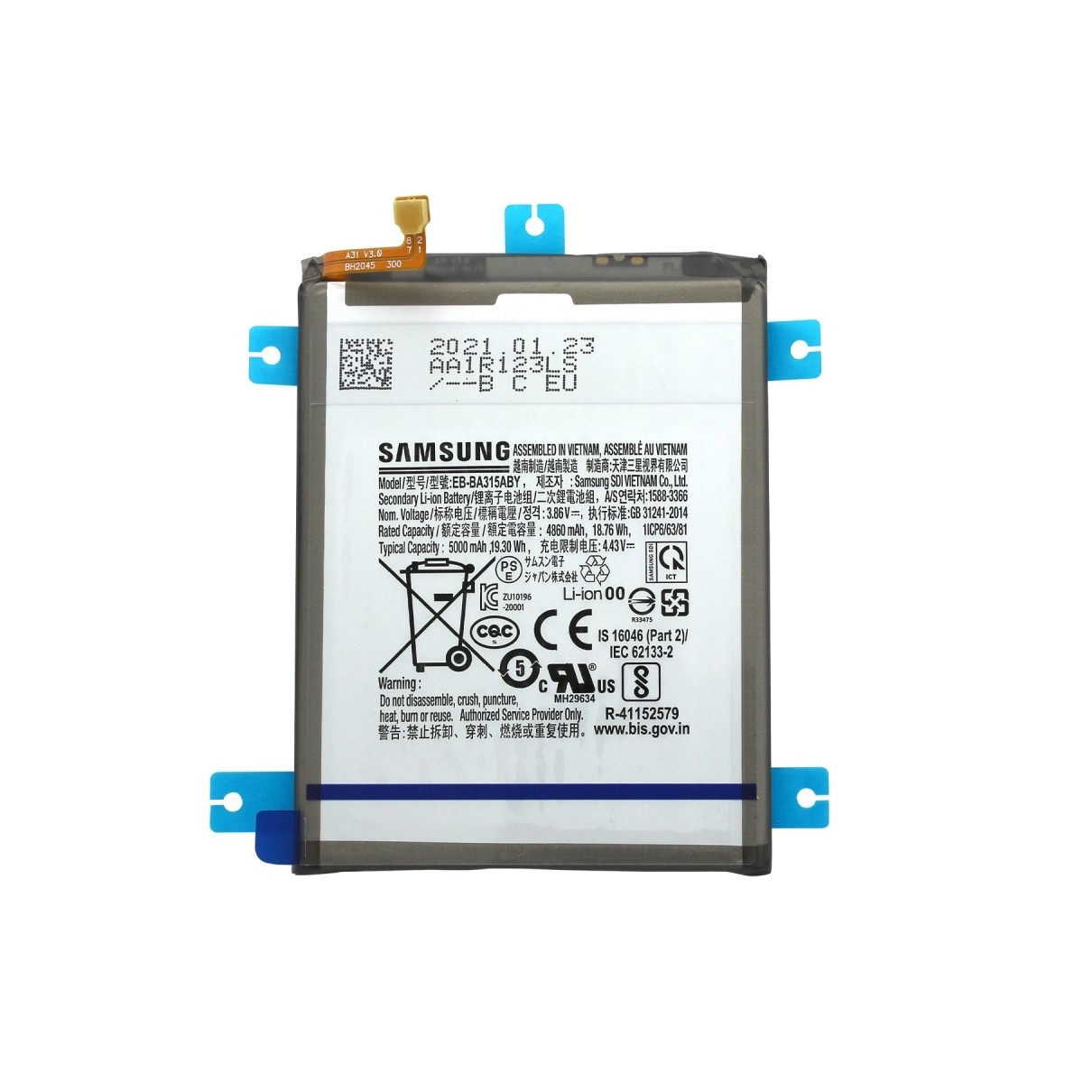 Batterie pour Samsung Galaxy A31 (A315F)