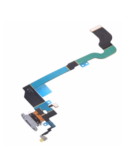 Nappe dock flex connecteur de charge Gris avec micro et antenne pour iPhone X