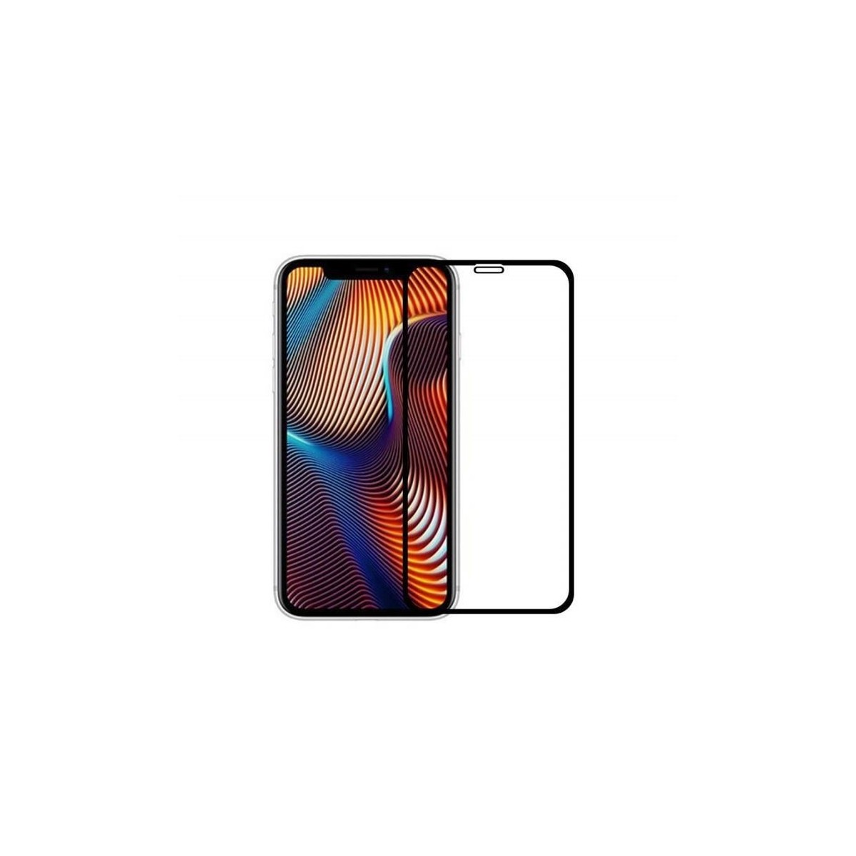 Verre Trempé Intégral 5D Pour iPhone 11 PRO MAX, Recouvre 100% de la Face Avant