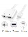 Adaptateur Jack 3.5mm casque audio & Chargeur pour iPhone Blanc