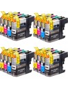 16 Cartouches compatibles avec BROTHER LC223 LC225 LC227 XL