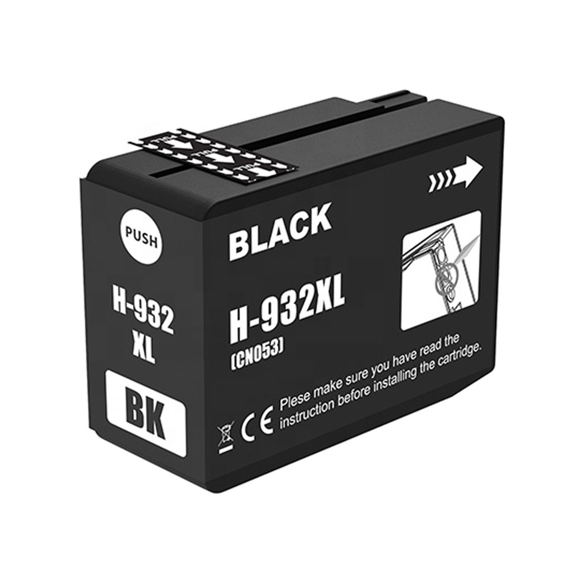 1 Cartouche compatible HP932XL Noir