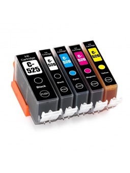 5 Cartouches compatibles avec Canon PGI-525 CLI-526