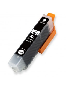 1 Cartouche compatible avec EPSON T3361 Noir Photo (Série Orange)