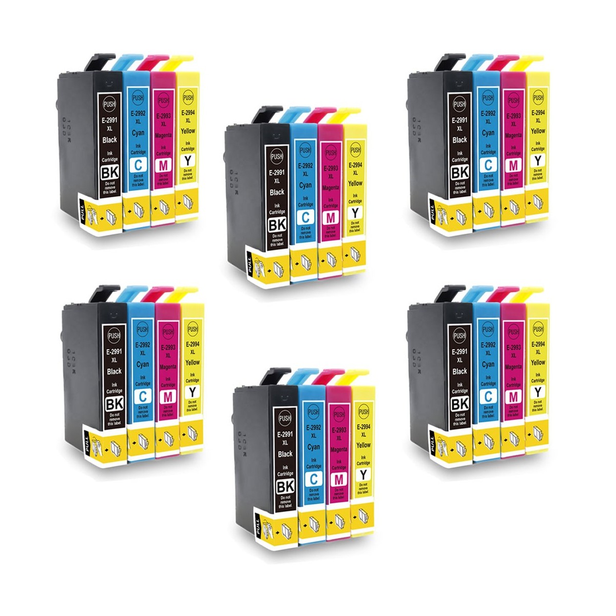 24 Cartouches compatibles EPSON T29 XL (Série Fraise)