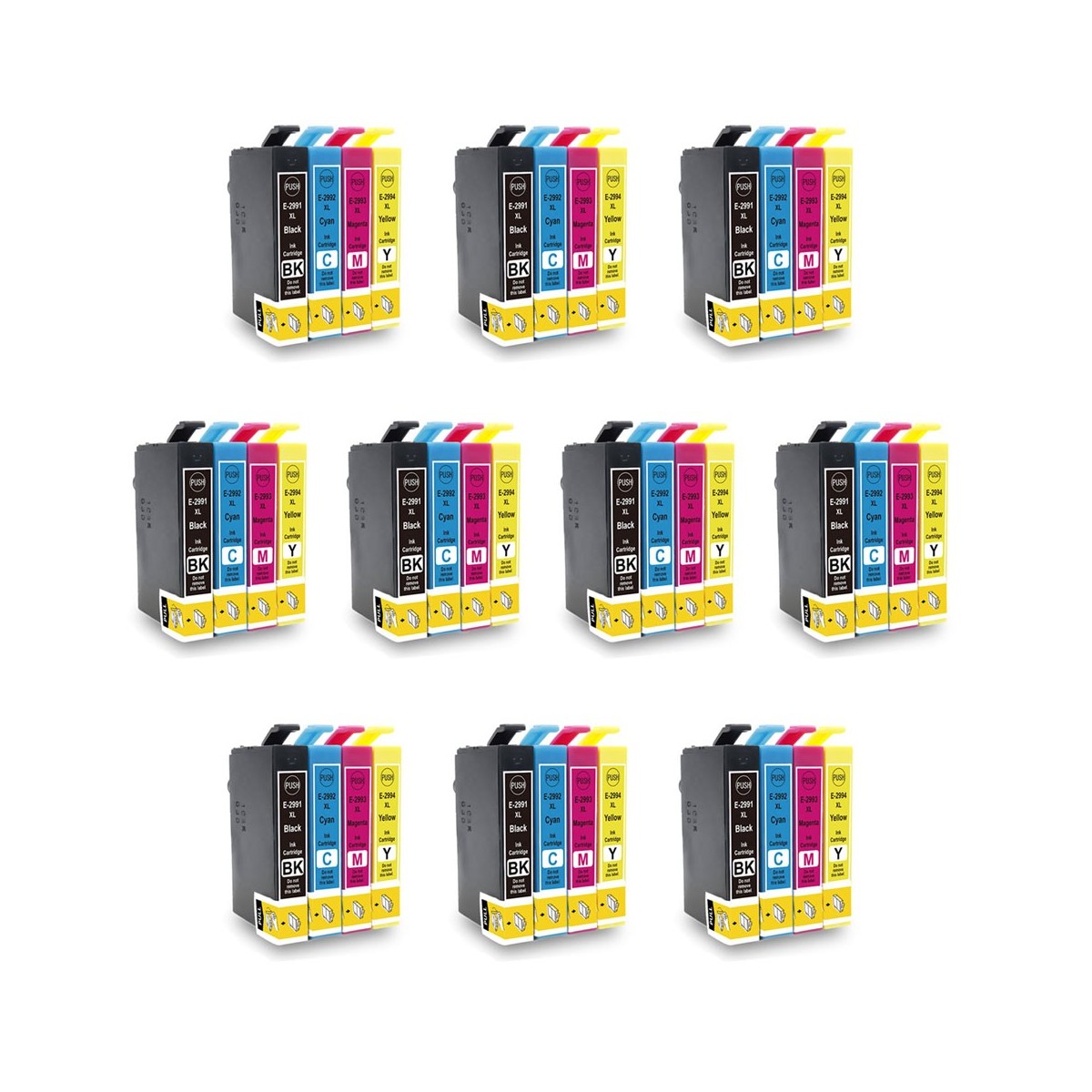 40 Cartouches compatibles EPSON T29 XL (Série Fraise)