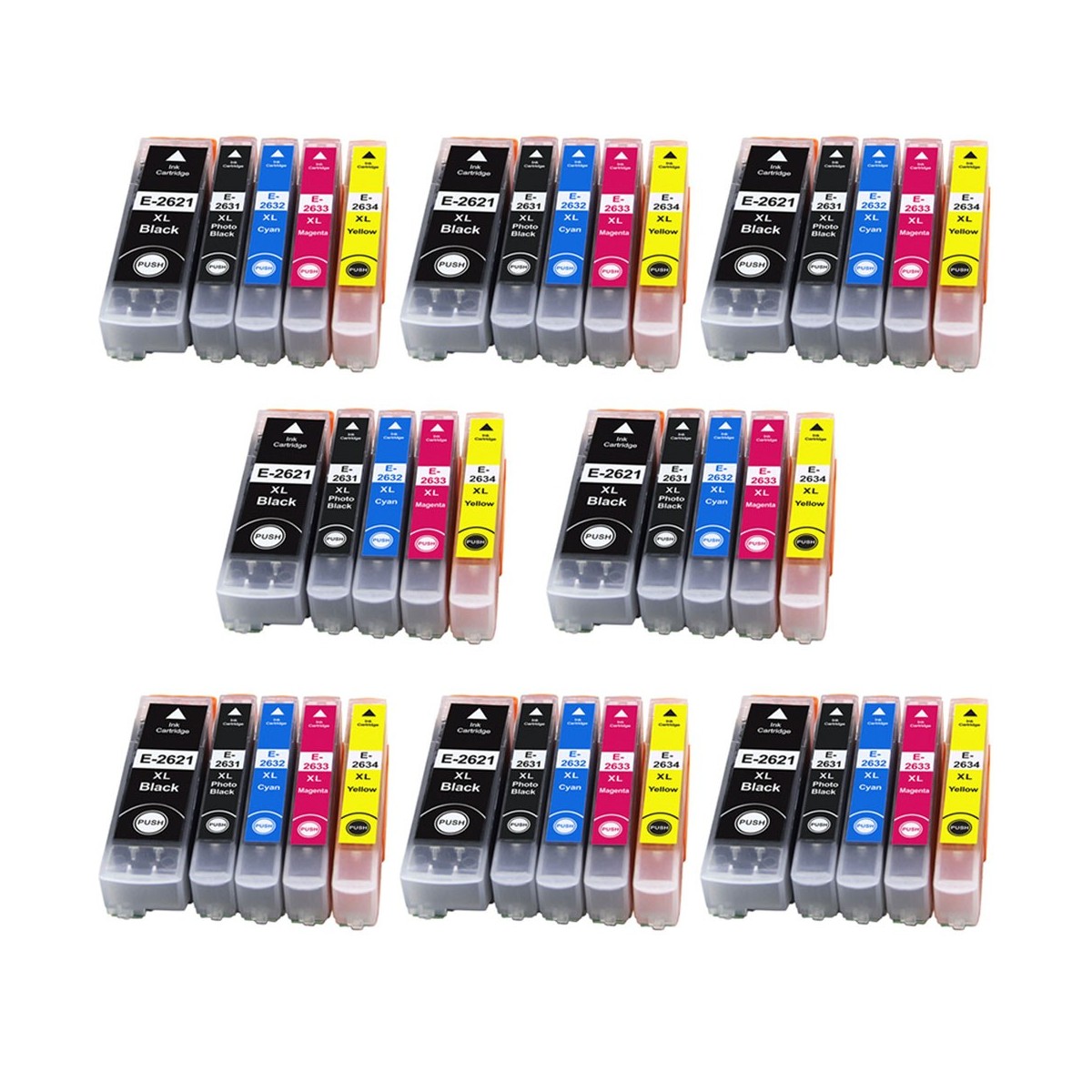 40 Cartouches compatibles EPSON 26XL (Série Ours Polaire)