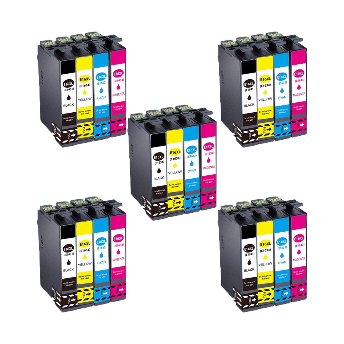 20 Cartouches compatibles EPSON 16XL (Série Stylo Plume)