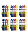 24 Cartouches compatibles EPSON T1285 (Série Renard)
