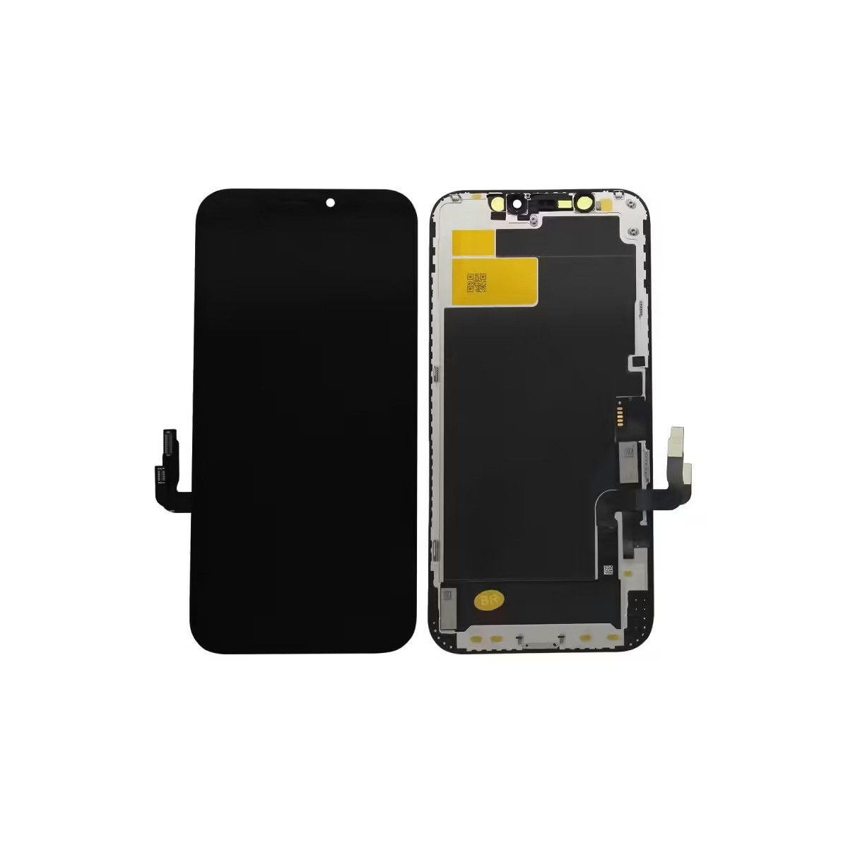 ECRAN LCD POUR IPHONE 12 PRO INCELL VITRE TACTILE SUR CHASSIS NOIR SANS OUTILS