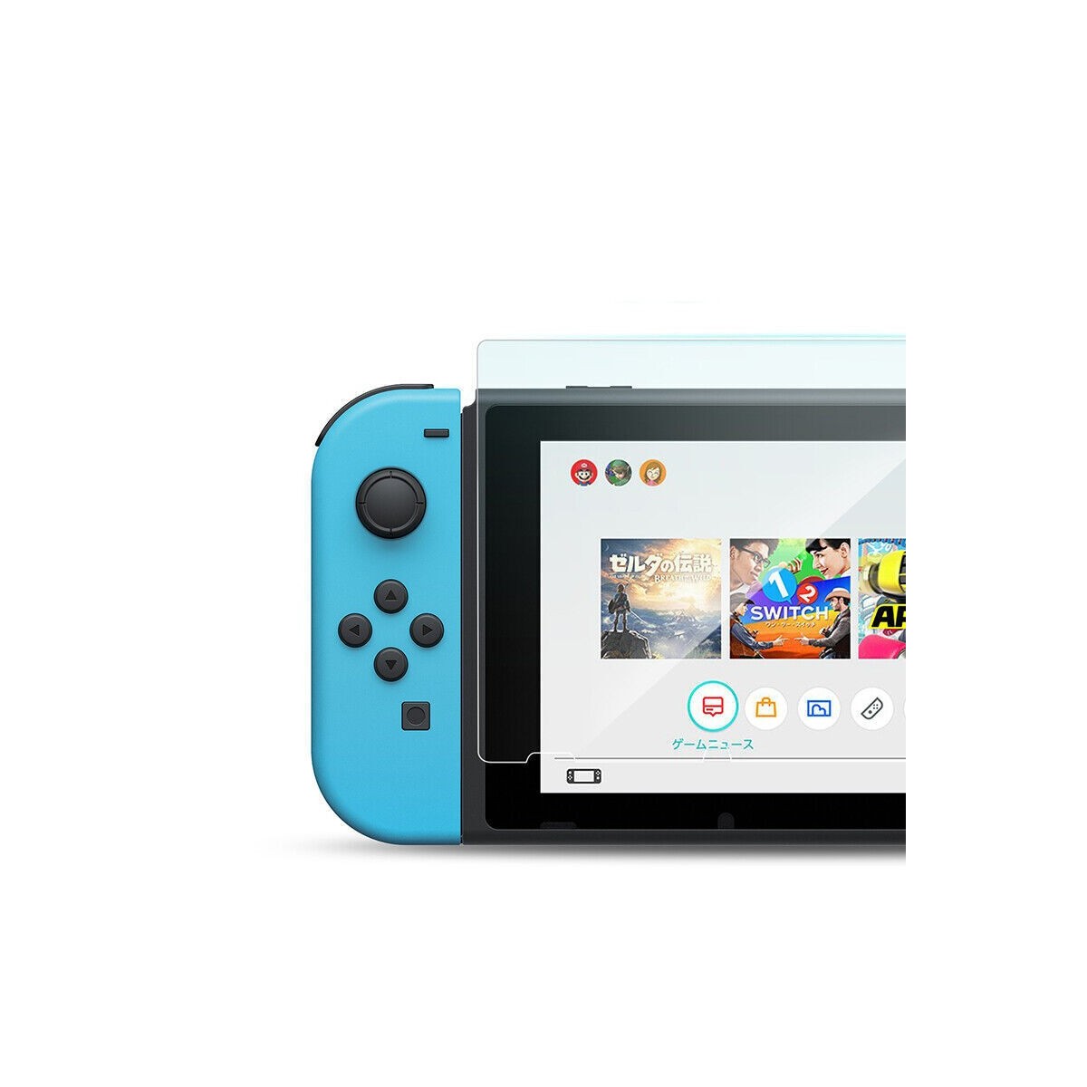 2 Pack -Protecteur d'écran en verre trempé pour Nintendo Switch, 2.5D/0.26mm/9H