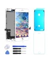 ECRAN LCD POUR IPHONE 7 PLUS BLANC + VITRE TACTILE SUR CHASSIS + KIT OUTILS + 1 VERRE TREMPÉ + JOINT