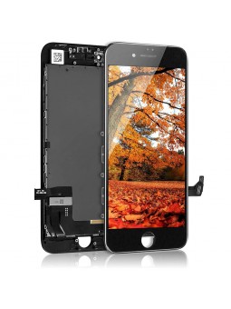 ECRAN LCD POUR IPHONE 8 NOIR + VITRE TACTILE SUR CHASSIS SANS OUTILS