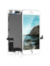 ECRAN LCD POUR IPHONE 8 PLUS BLANC NU + VITRE TACTILE SUR CHASSIS SANS OUTILS